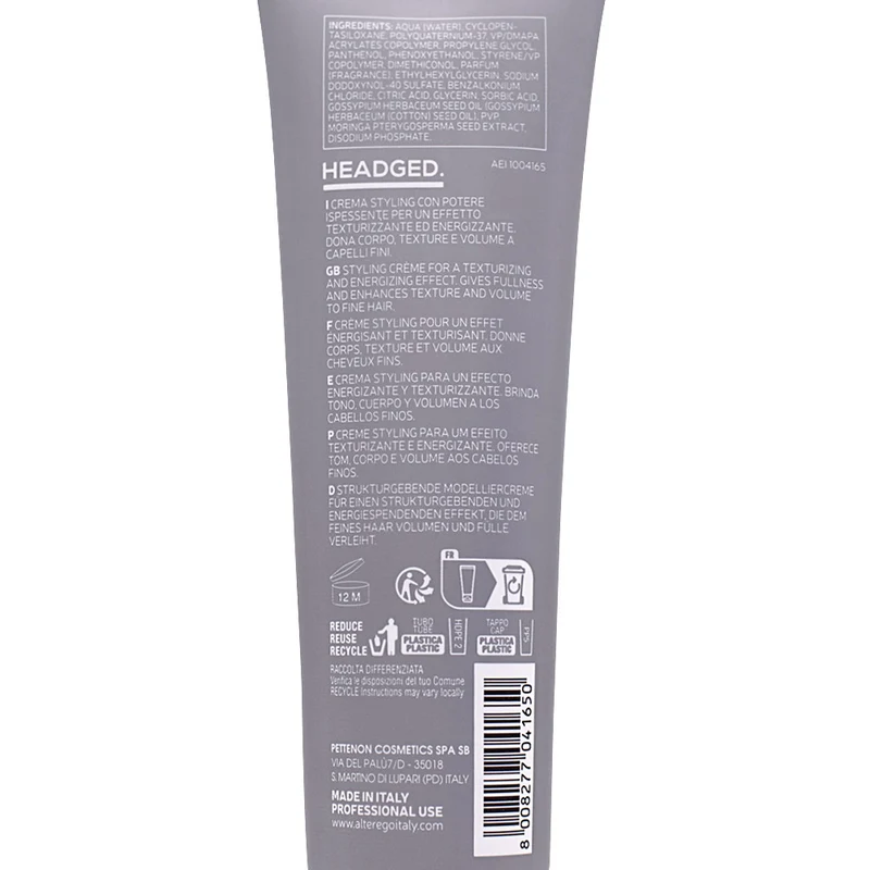 Alterego Hasty Too Headged 150ml - crema styling texturizzante