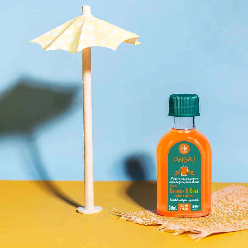 Lola From Rio Pinga Cenoura & Oliva 50ml - olio termoprotettore e raggi UV