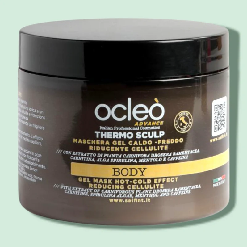 Maschera Gel Caldo -Freddo Riducente Cellulite 500Ml