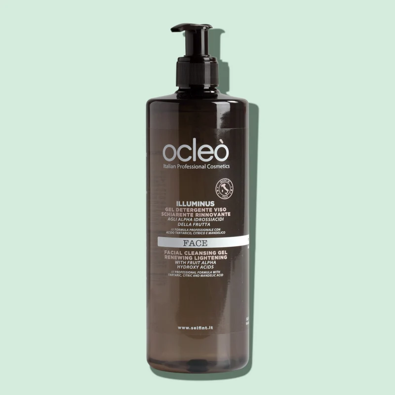 Gel Detergente Viso Schiarente Rinnovante Agli Alpha Idrossiacidi Della Frutta 500Ml
