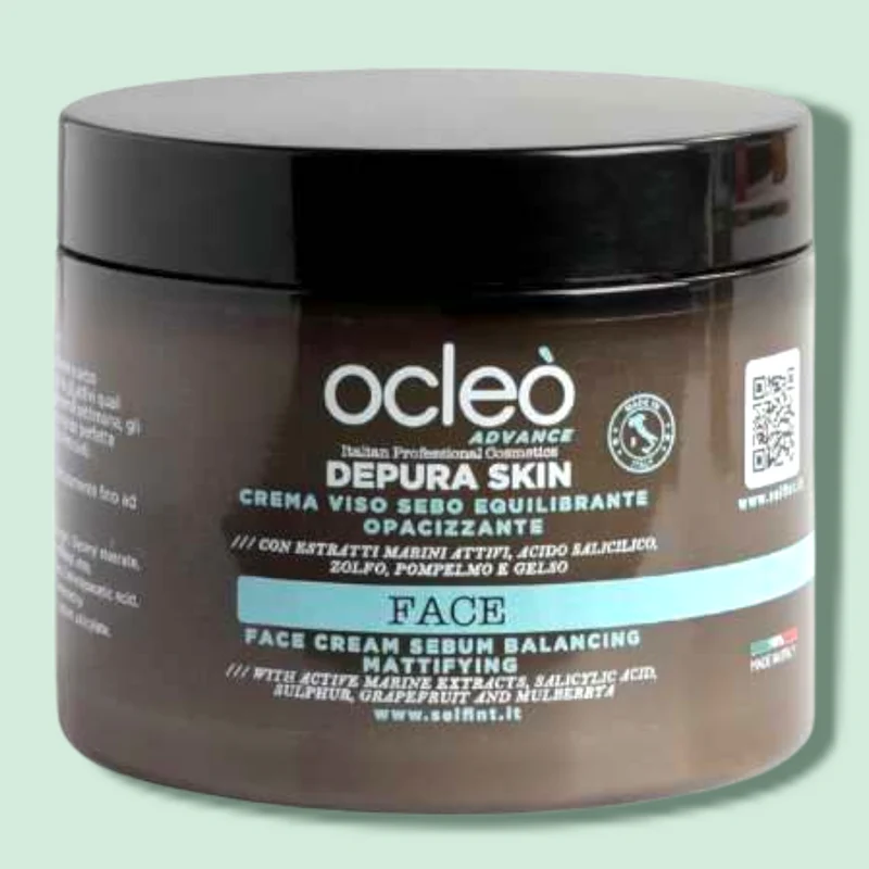 Crema Viso Sebo Equilibrante - Opacizzante 500Ml