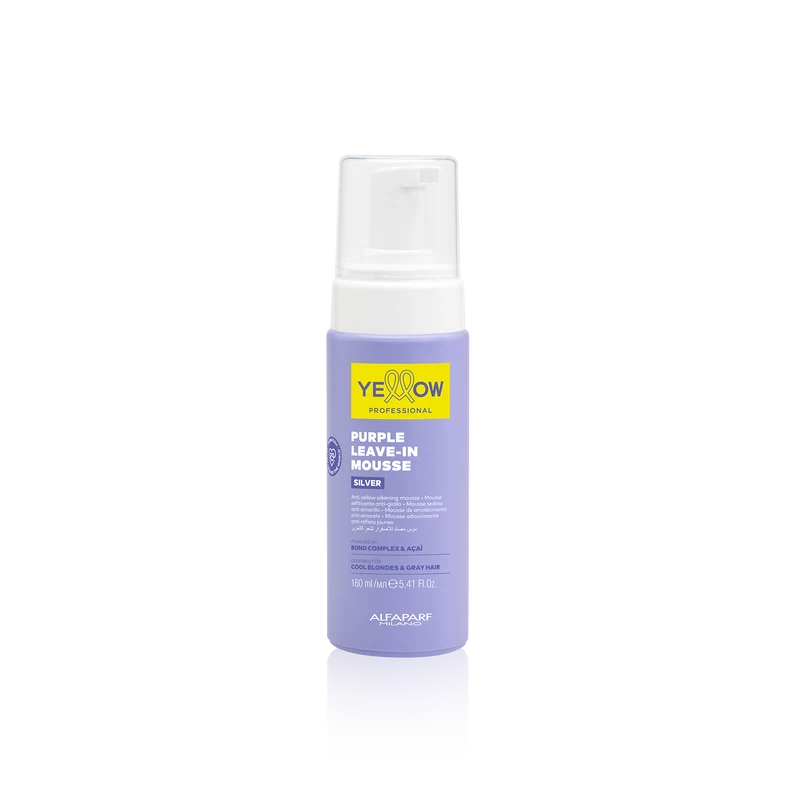 Purple Leave in Mousse 160ml Yellow Professional