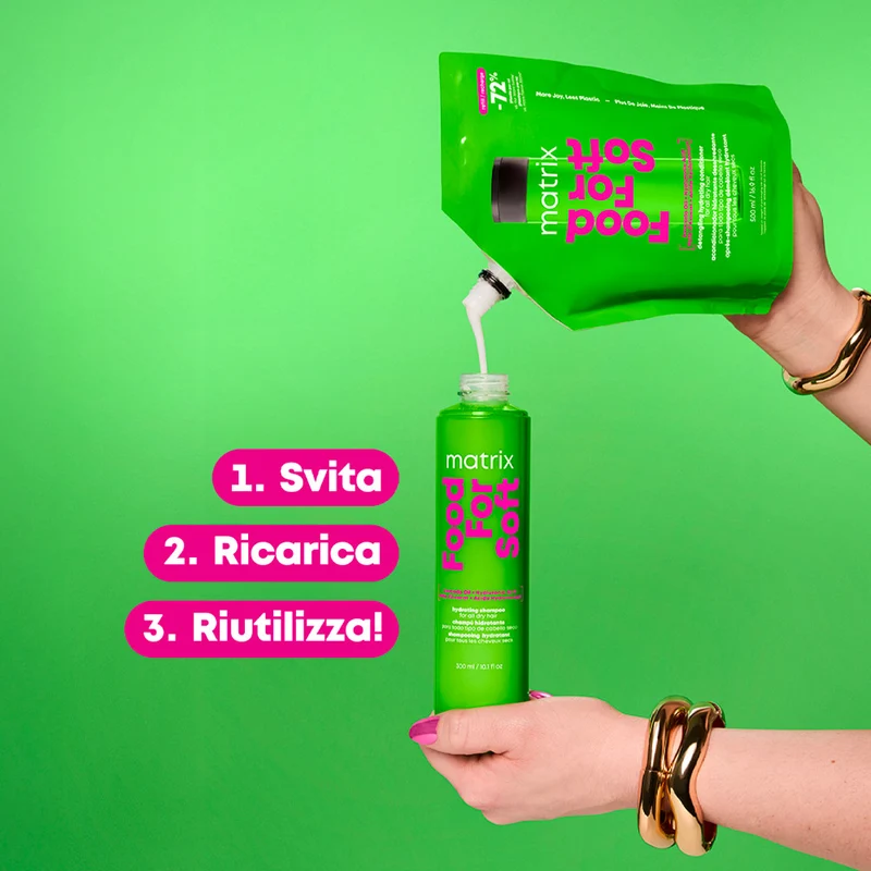 Matrix Food For Soft Shampoo Refill 500ml - eco-ricarica shampoo idratante