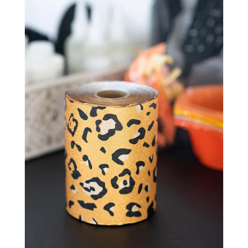 Framar Rotolo Alluminio Goffrato Party Animal Leopardato per Colorazione e Meches