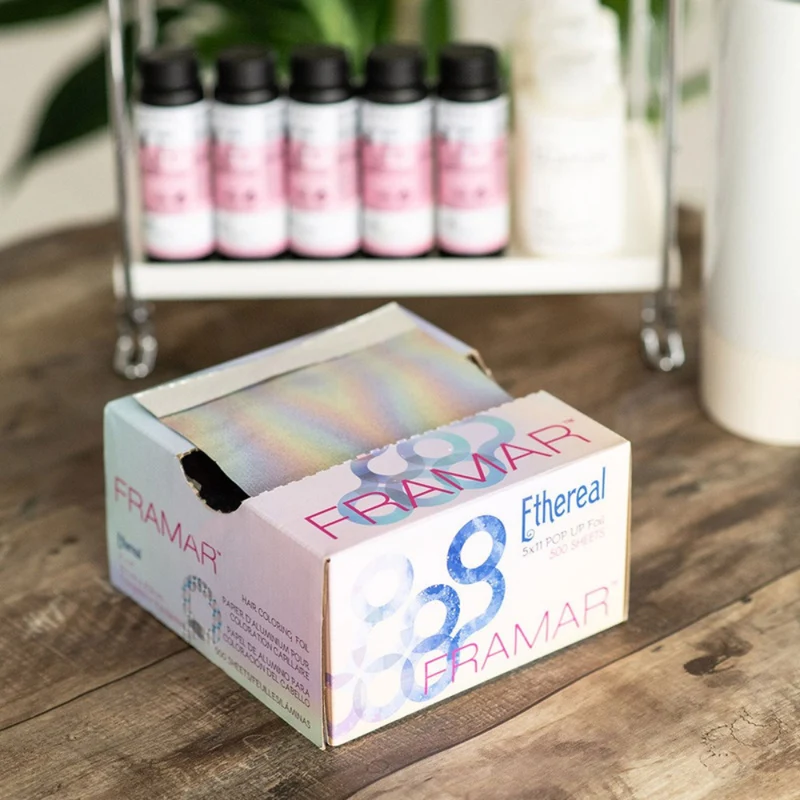 Framar Cartine Meches Pop Up Ethereal Arcobaleno Iridescente 500pz