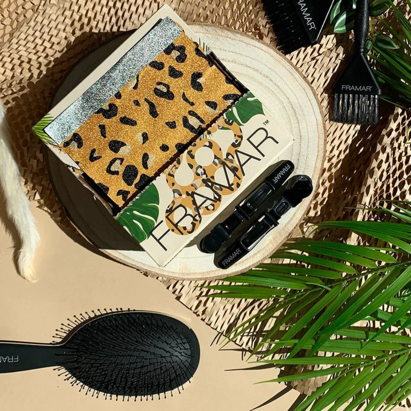 Framar Cartine Meches Pop Up Party Animal Leopardate 500pz