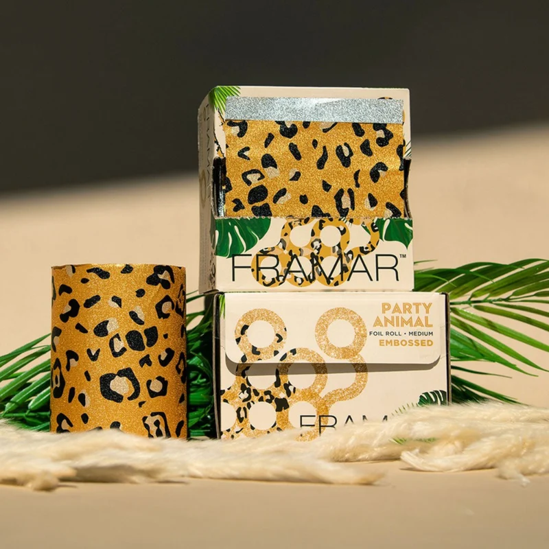 Framar Cartine Meches Pop Up Party Animal Leopardate 500pz
