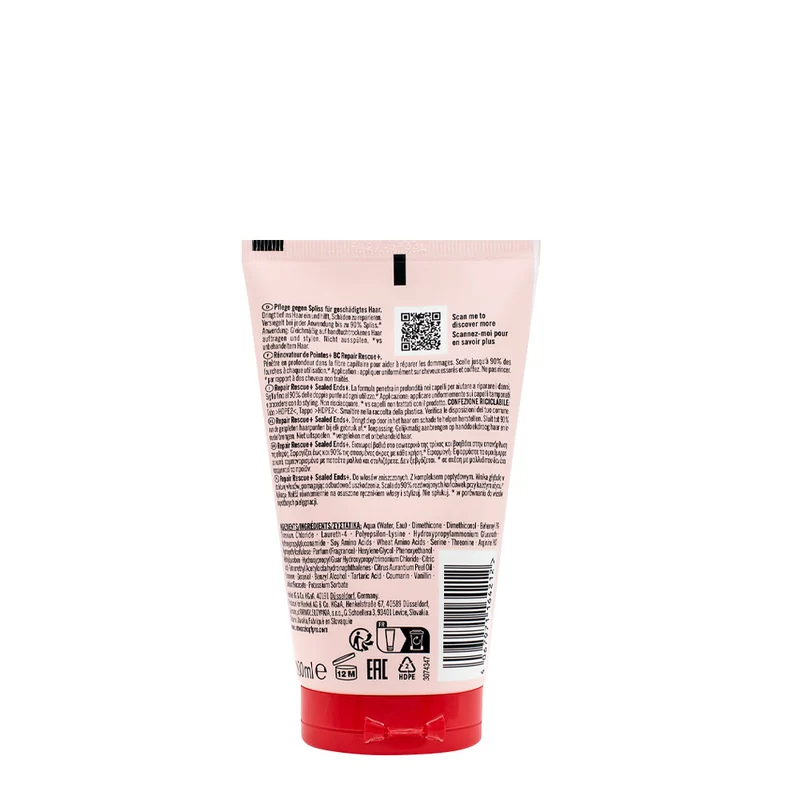 Schwarzkopf Professional Repair Rescue+ Sealed Ends+ 100ml - trattamento capelli danneggiati