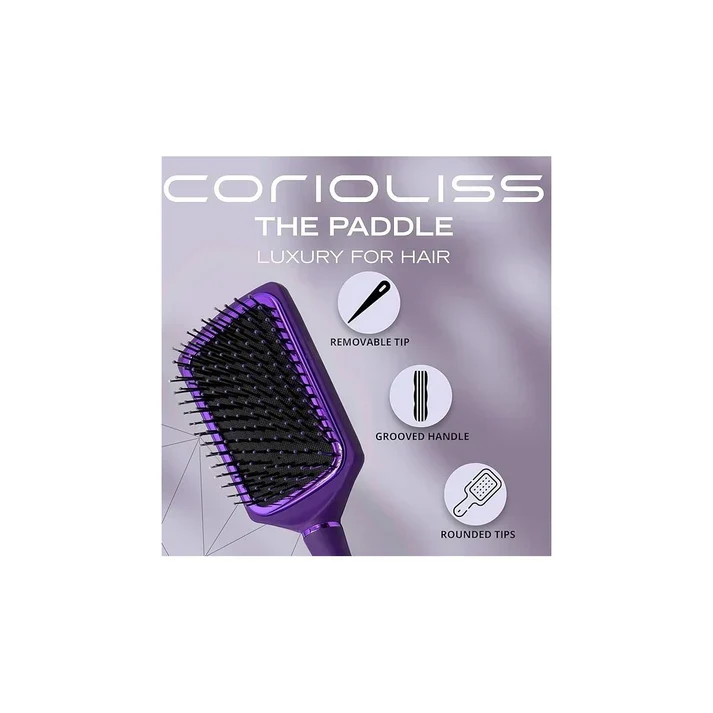 Piastra Capelli Titanium + Spazzola Capelli C1 Chrome Corioliss