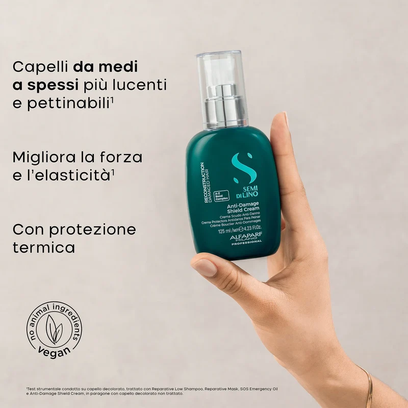 Crema Scudo Anti Danno 125ml Semi di Lino Alfaparf Milano