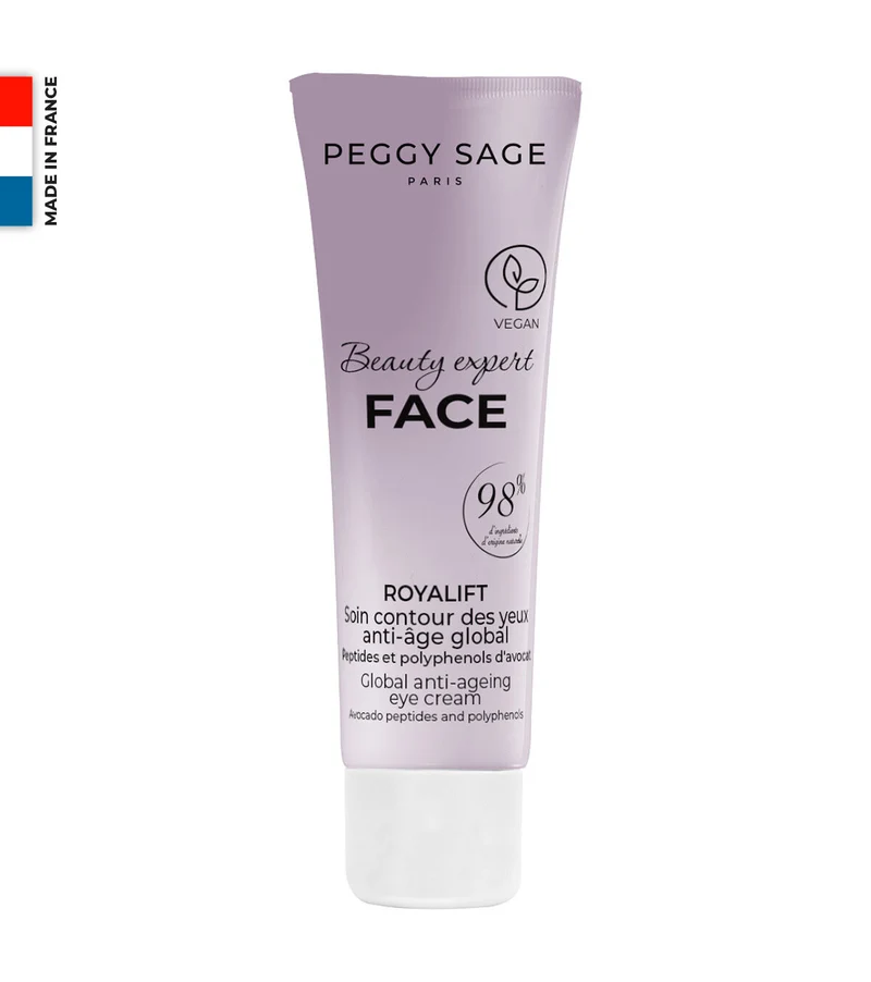 PEGGY SAGE BEAUTY EXPERT FACE ROYALIFT trattamento anti-età globale per gli occhi - peptidi e polifenoli di avocado 15ml