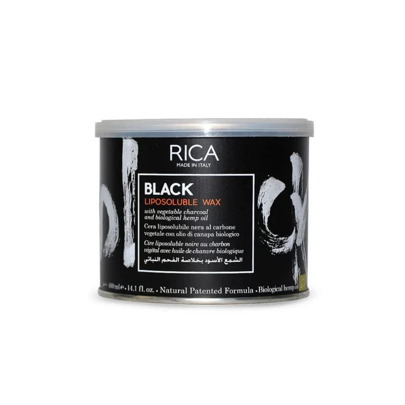 RICA CERA LIPOSOLUBILE BLACK AL CARBONE VEGETALE 400 ML
