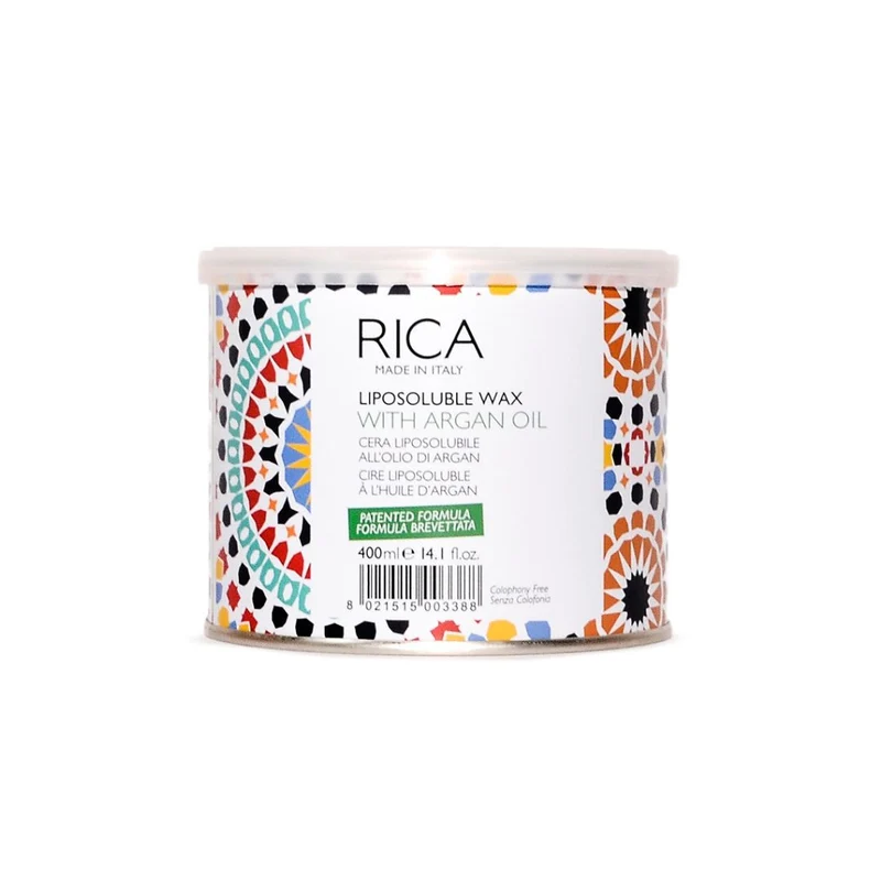 RICA CERA LIPOSOLUBILE OLIO DI ARGAN PELLI SENSIBILI 400 ML