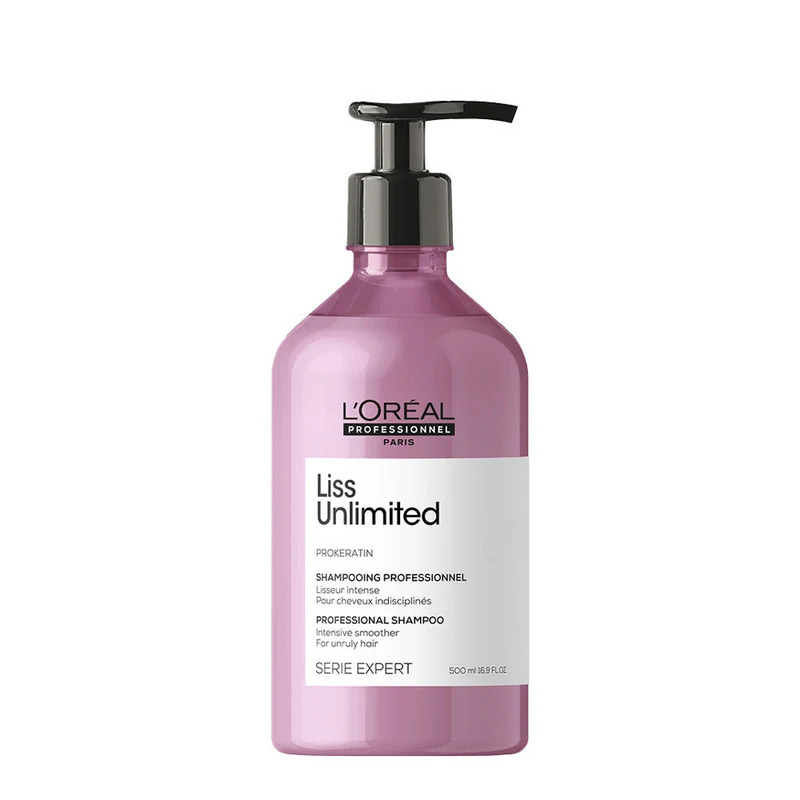 L'Oréal Professionnel Paris Serie Expert Liss Unlimited Shampoo 500ml - shampoo per capelli crespi