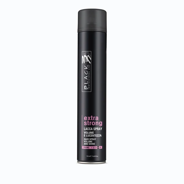 Lacca spray extra strong – Volume e lucentezzablack Black 500ML
