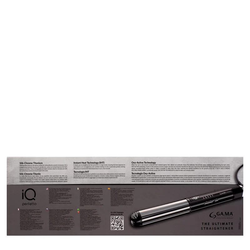 Ga.ma Professional IQ Piastra Led Oa Nera - piastra