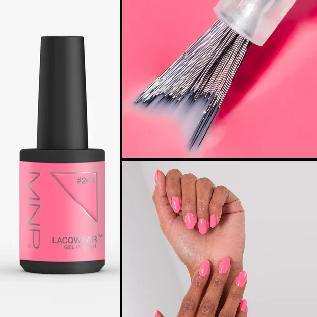 Mesauda - Smalti Semipermanenti - Lacqwear - 10 Ml - I BIanchi, Rosa, Glitter, Nude
