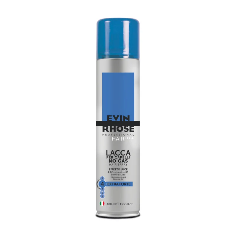 Lacca per capelli no gas Extra Forte 400ml Evin Rhose