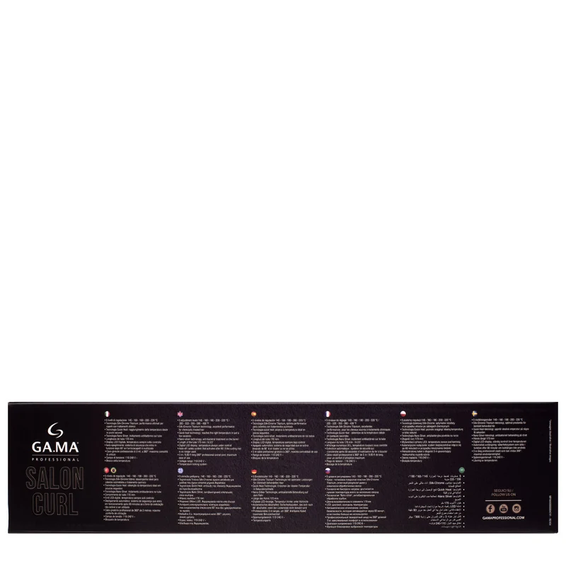 Ga.ma Professional Classic Salon Curl ø 9mm - ferro arricciacapelli