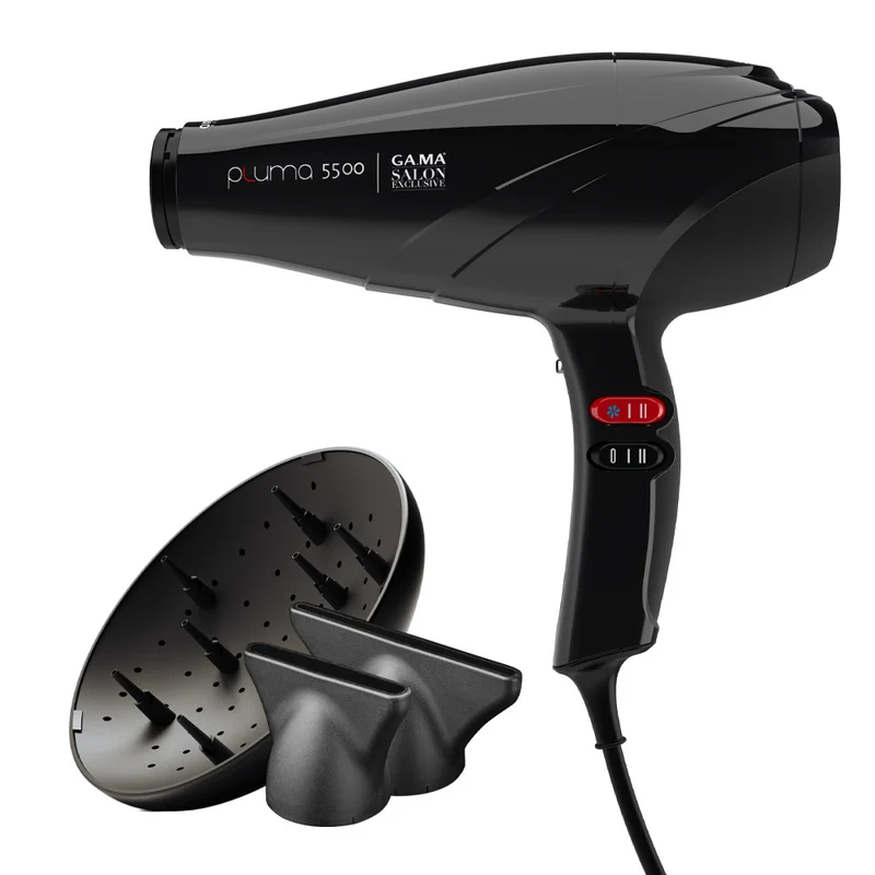 Ga.ma Professional Classic Pluma 5500 Oa Nero - asciugacapelli