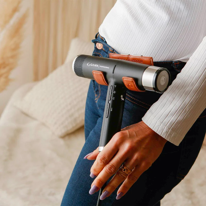 Ga.ma Professional Waist Holder & Wall Adapter Marrone - supporto iQ per cintura o muro