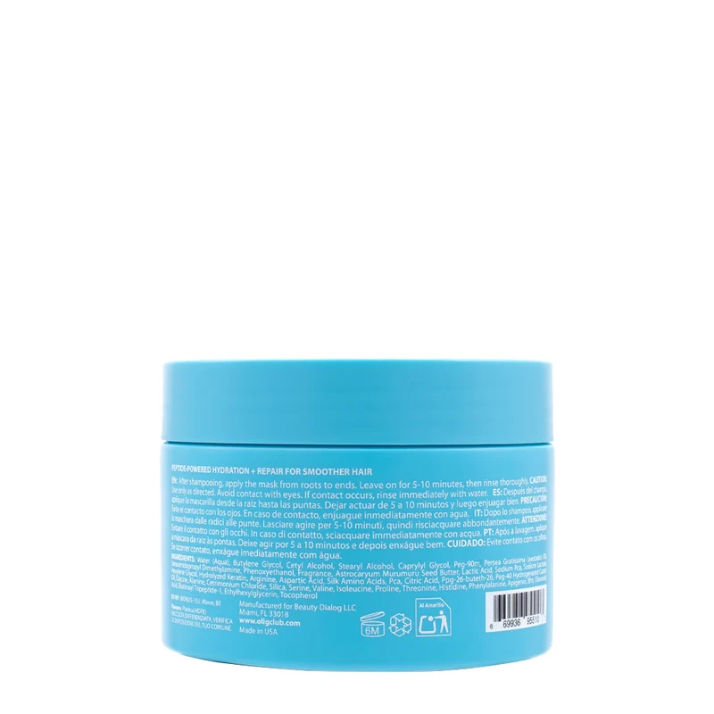 Oli G Aqualush Peptide Fiber Mask 250ml - maschera idratante e ristrutturante