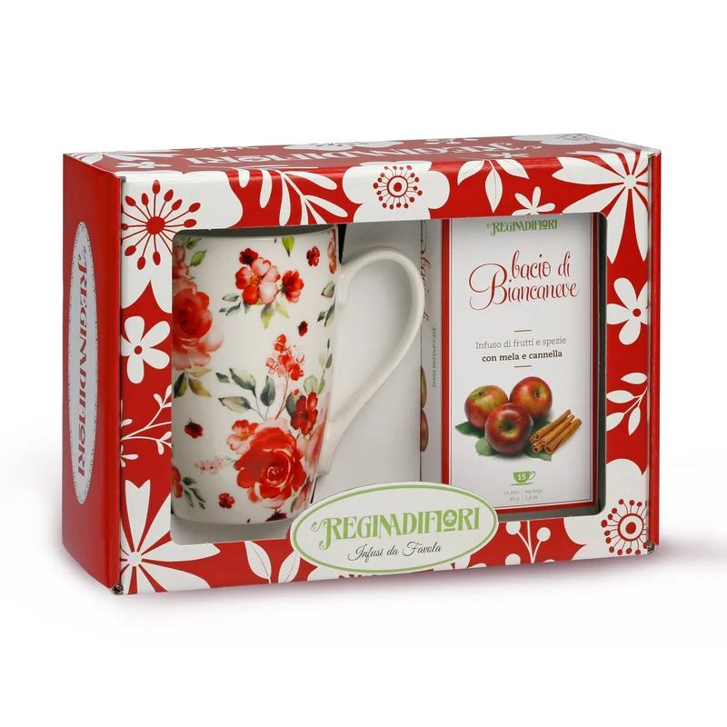 REGINADIFIORI - Mug + Bacio Di Biancaneve (15x3g)