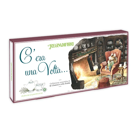 REGINADIFIORI - C'Era Una Volta 25 filtri tè classici e alla frutta