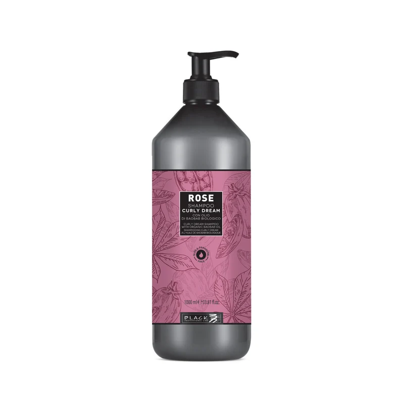Curly Dream – shampoo con olio di baobab biologico black 1000ml
