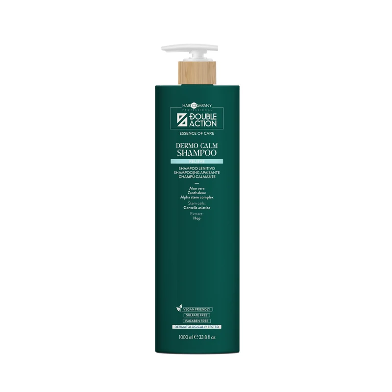 Hair Company Double Action Relieve Shampoo lenitivo per cute sensibile 1000ml