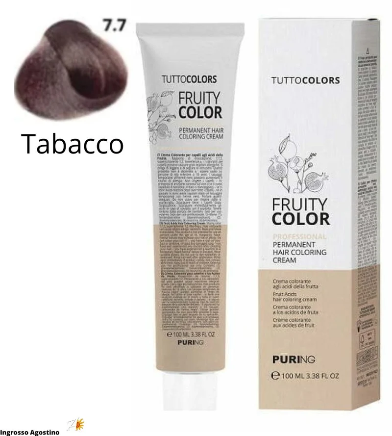 Tintura Fruity Color Puring 100ml 7.7 Tabacco