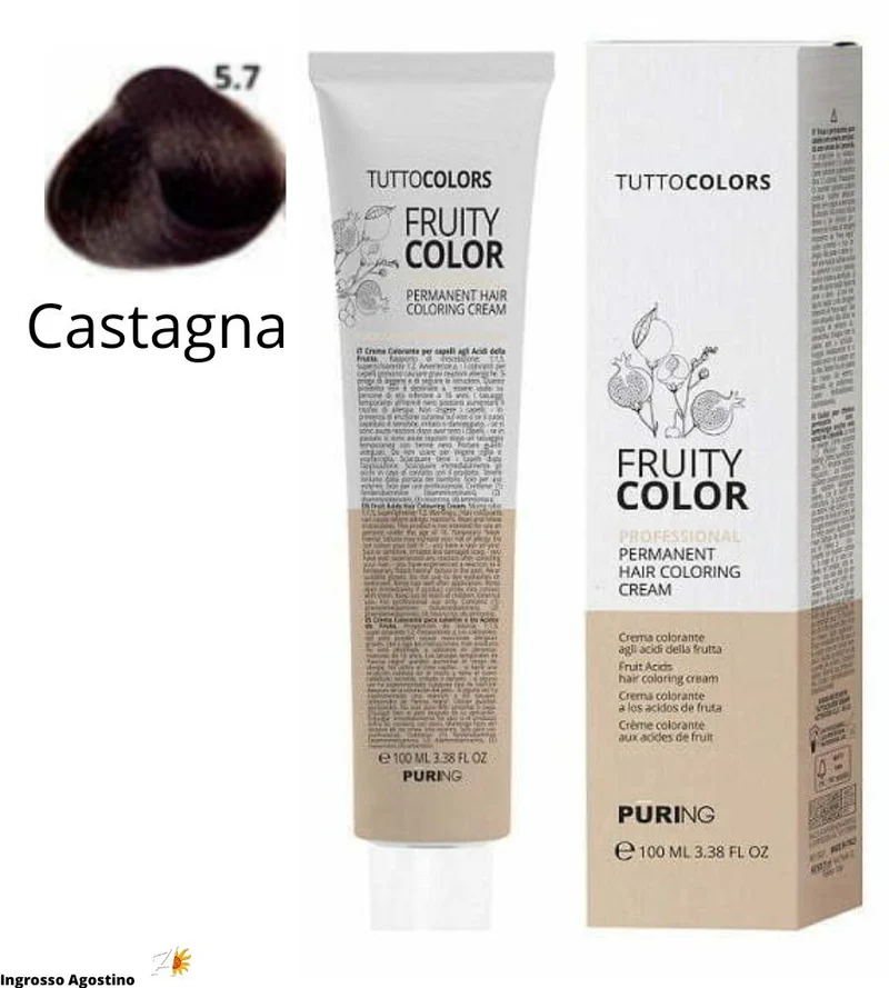 Tintura Fruity Color Puring 100ml 5.7 Castagna