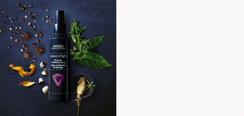 Aveda speed of light- spray che riduce i tempi di asciugatura