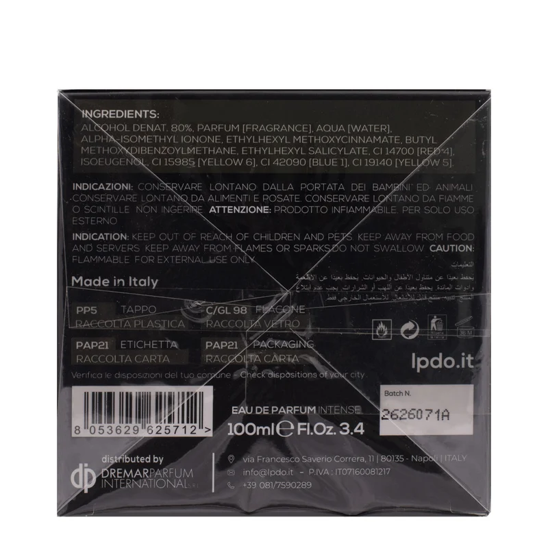 Lpdo Eau de Parfum Hash Intense 100ml - profumo