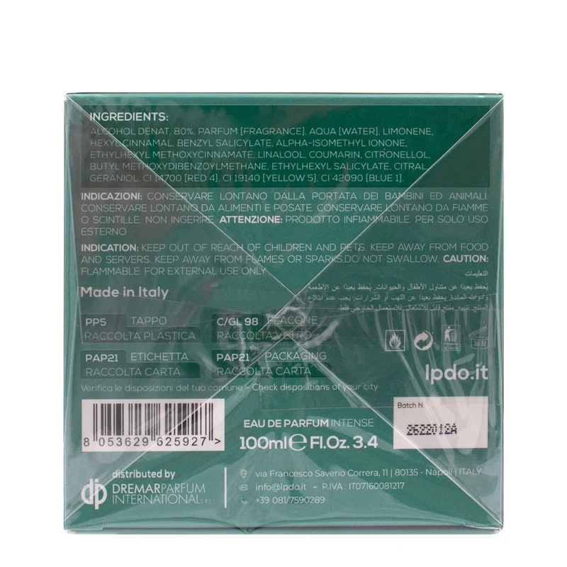 Lpdo Eau de Parfum Jardin Imperial 100ml - profumo
