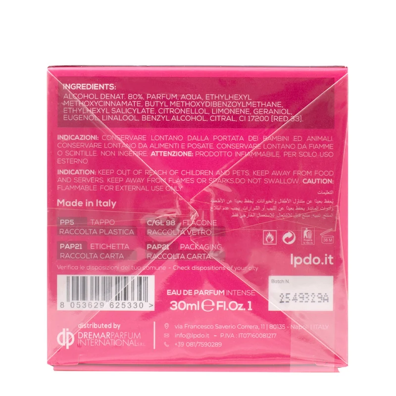 Lpdo Eau de Parfum Rose Sensuelle 30ml - profumo