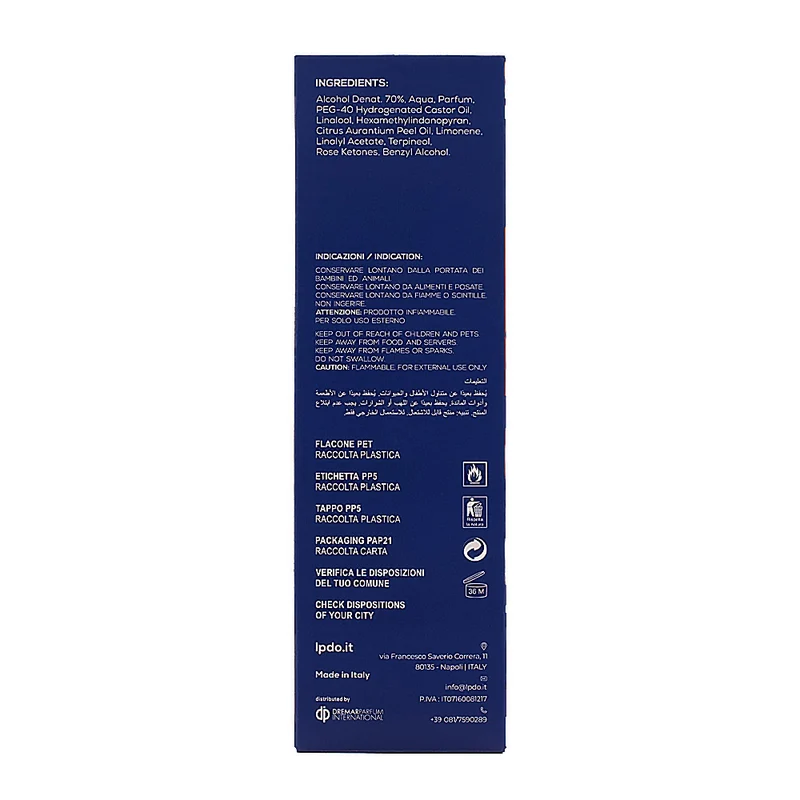 Lpdo Hair & Body Spray Pesca Crumble 250ml - acqua profumata