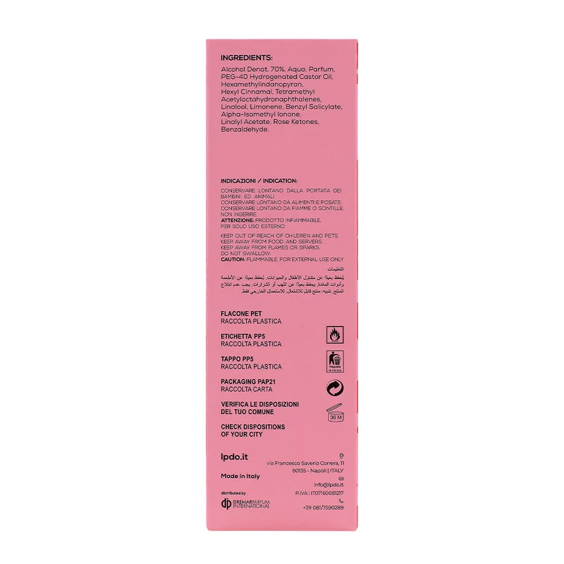 Lpdo Hair & Body Spray Fragola Cake 250ml - acqua profumata