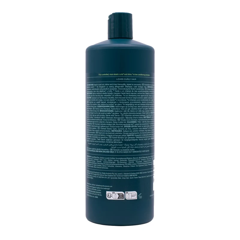 Sebastian Professional Twisted Elastic Curls Shampoo 1000ml - shampoo idratante capelli ricci