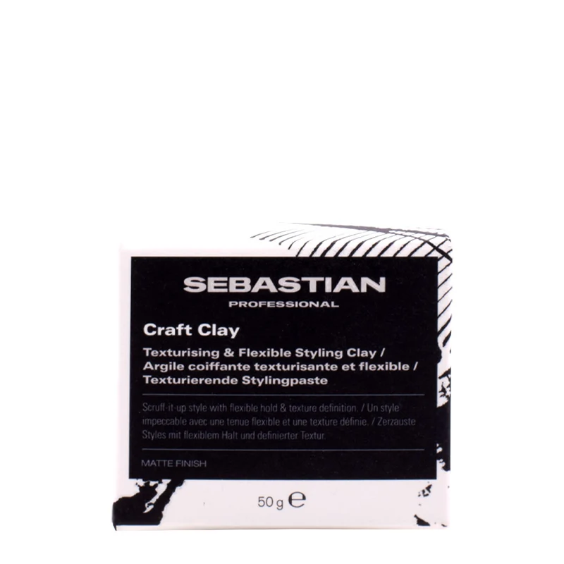 Sebastian Professional Craft Clay Texturizing And Flexible Styling Clay 50gr - argilla opaca