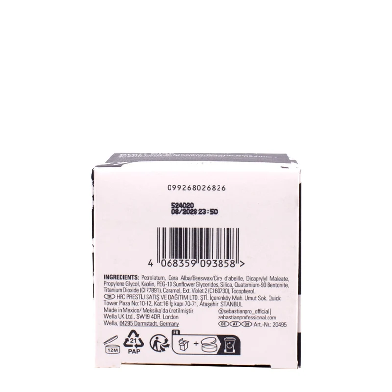 Sebastian Professional Craft Clay Texturizing And Flexible Styling Clay 50gr - argilla opaca