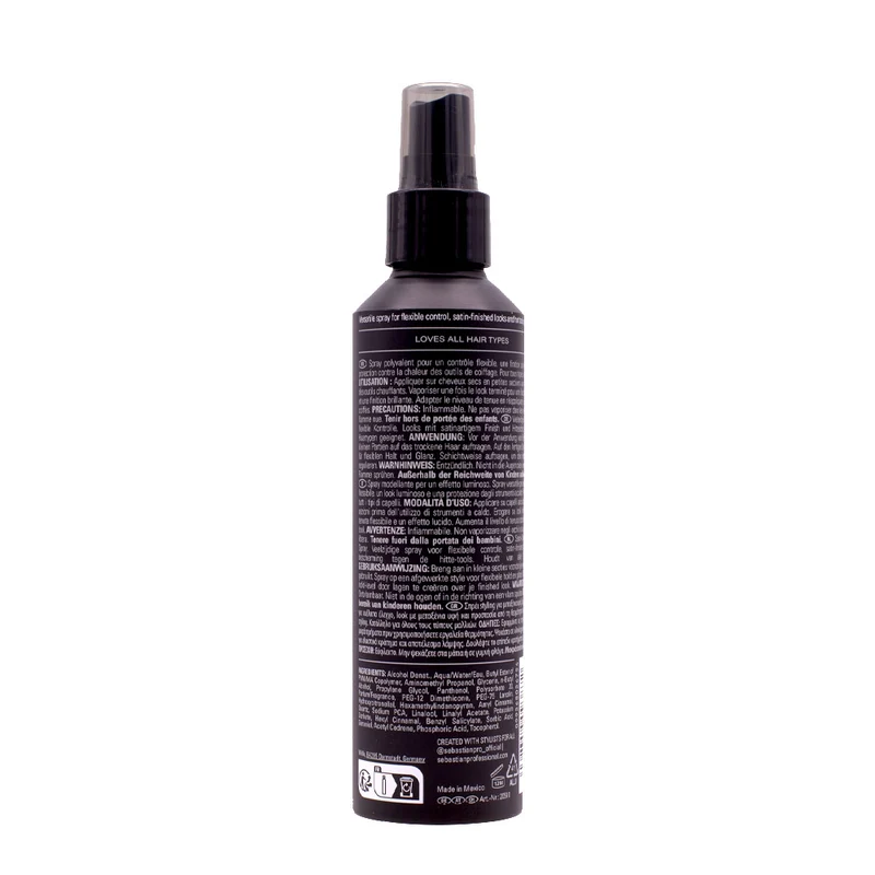 Sebastian Professional Shine Define Satin-Shine Styling Spray 200ml - spray termoprotettore illuminante