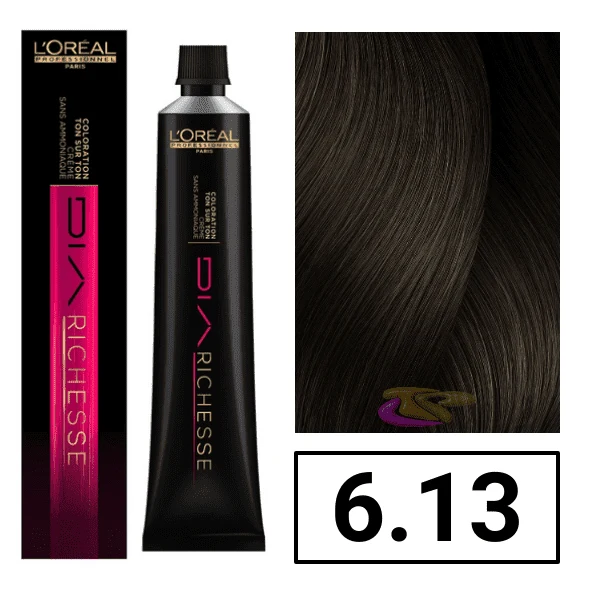 Diarichesse L'Oreal Professional Tintura 50ml 6.13