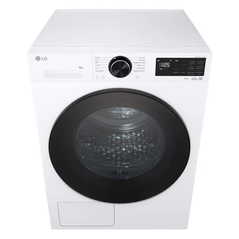 LG RNX5008TLB Asciugatrice Intelligente AI Dry 8 kg Classe B Bianco