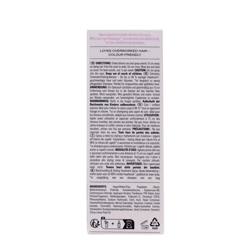 Sebastian Professional No Breaker Bond-Building & Styling Treatment Spray 100ml - spray ristrutturante