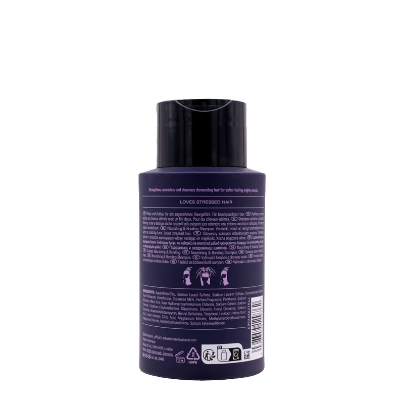 Sebastian Professional No Breaker Nourishing & Bonding Shampoo 280ml - shampoo nutriente ristrutturante