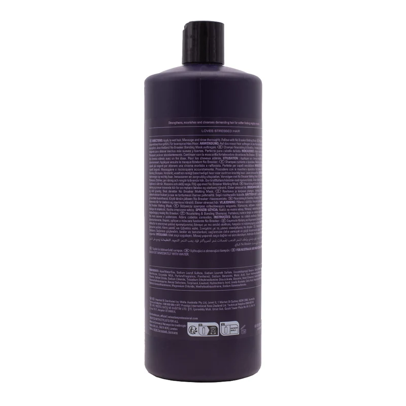 Sebastian Professional No Breaker Nourishing & Bonding Shampoo 1000ml - shampoo nutriente ristruturante