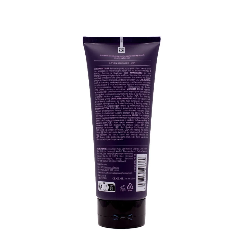 Sebastian Professional No Breaker Anti-Breakage Pre-Shampoo Crème 200ml - pre shampoo ristrutturante