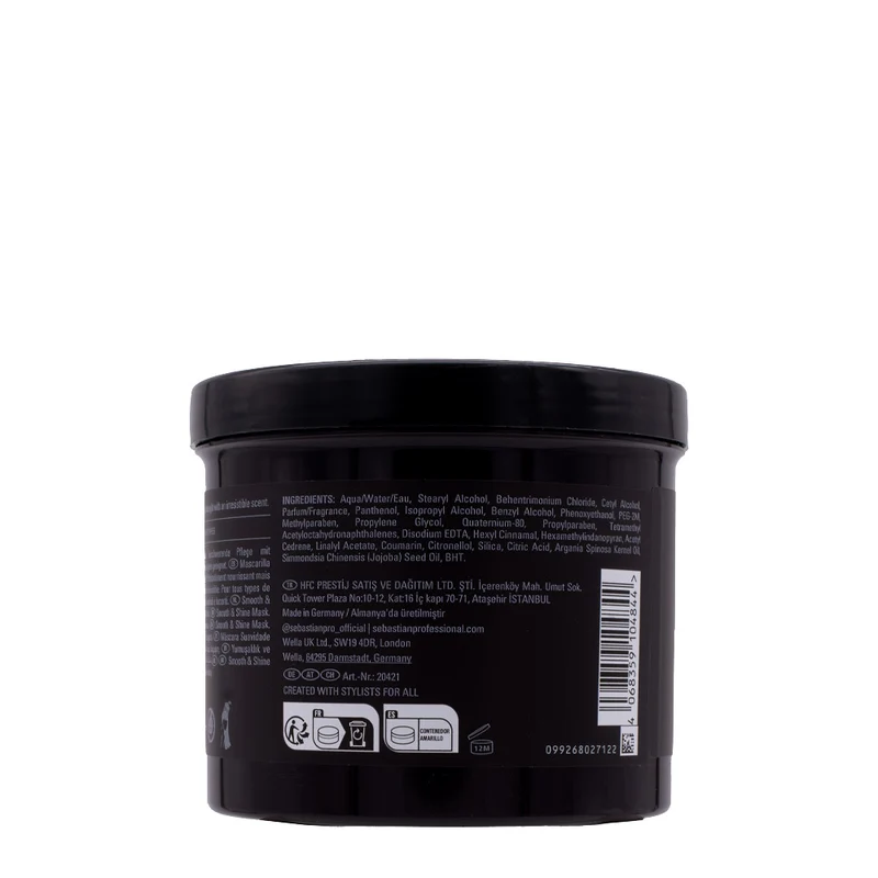 Sebastian Professional Dark Oil Smooth & Shine Mask 500ml - maschera illuminante