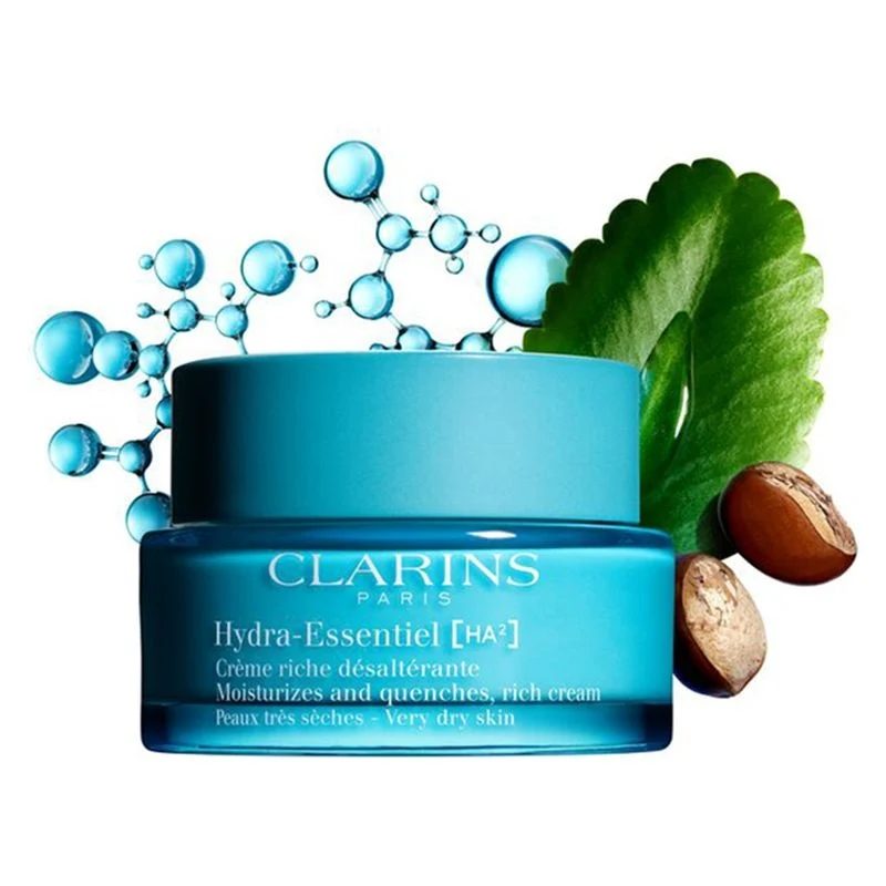 Clarins - Hydra-Essentiel [HA²] Crème Riche Dèsaltérante - 50 Ml - Crema Idratante Ricca Per Pelli Secche